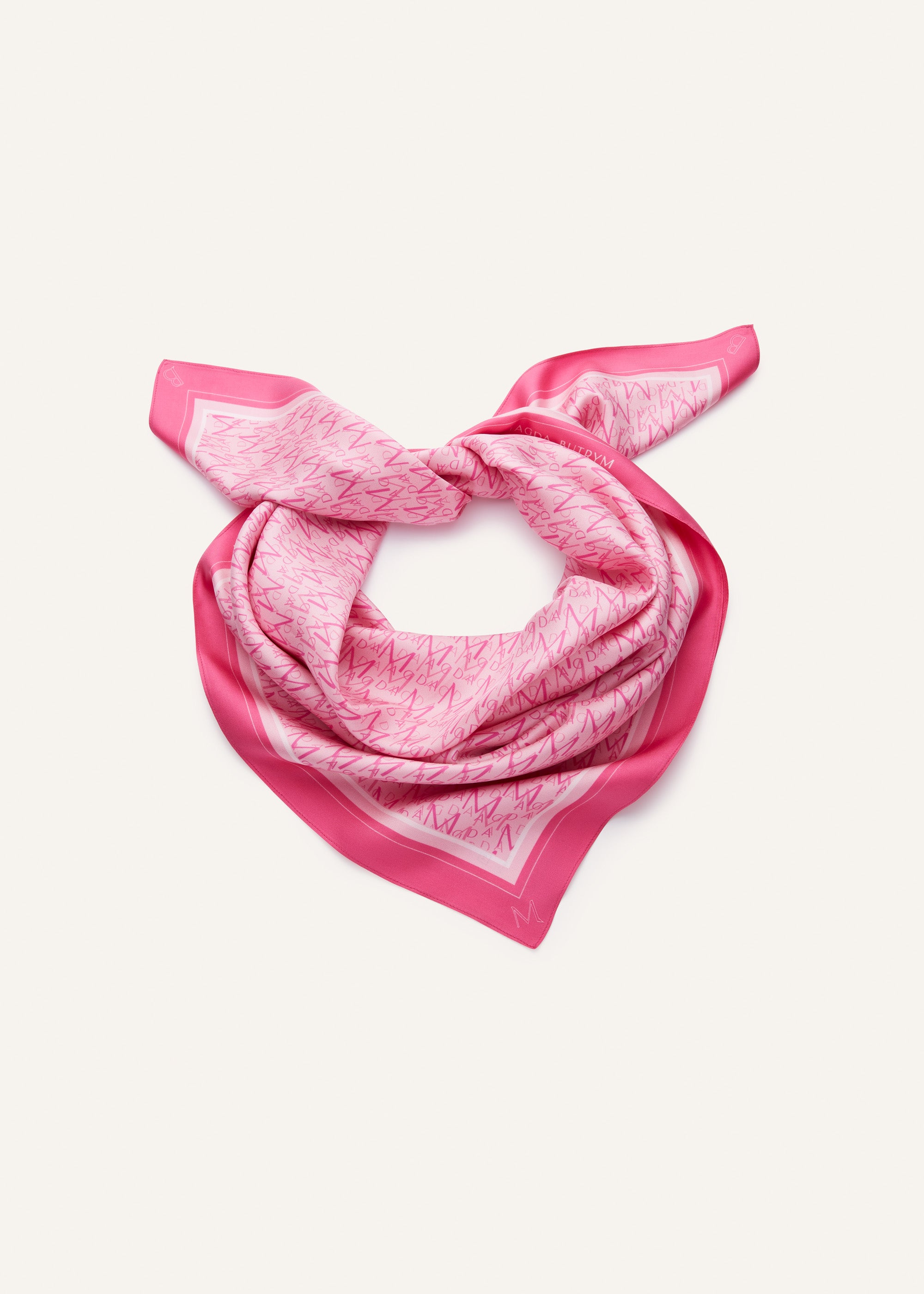 Silk scarf MCM Pink in Silk - 27455003