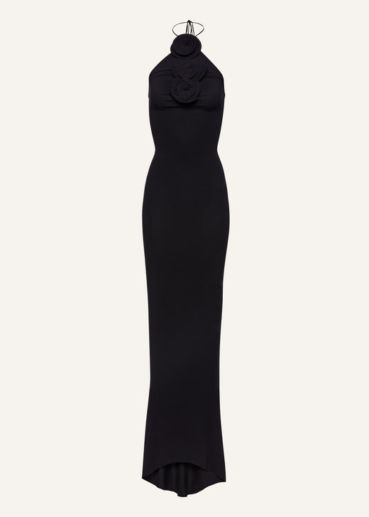 Halter maxi dress in black | Magda Butrym