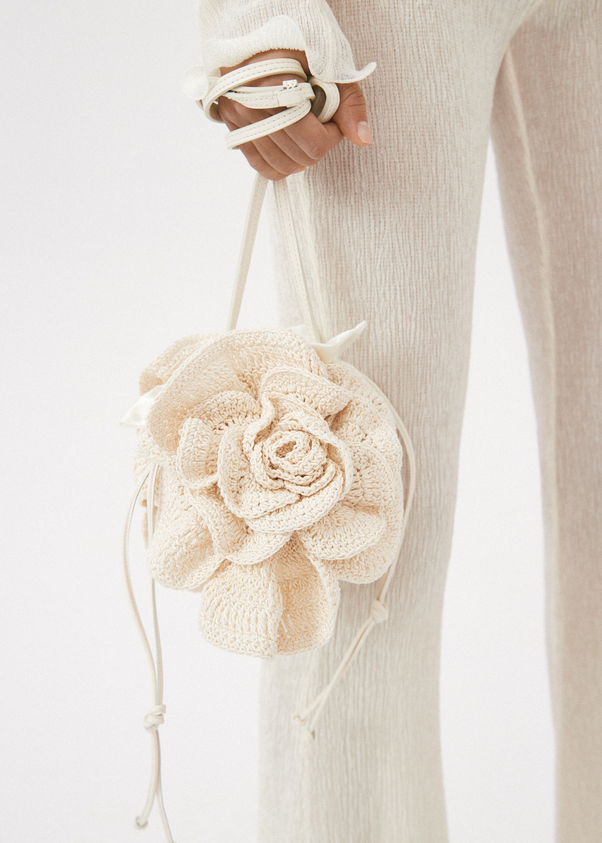 Magda bag in cream crochet | Magda Butrym