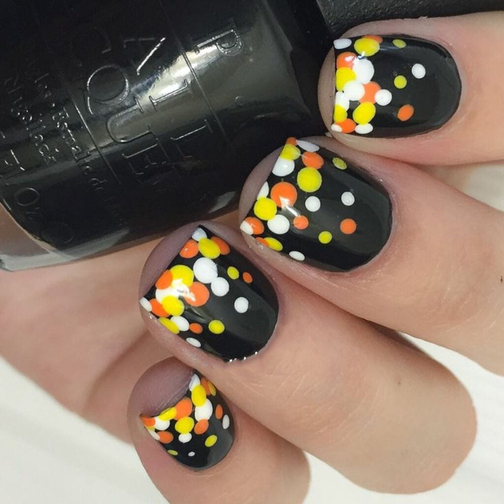 Candy Corn-Colored Dots