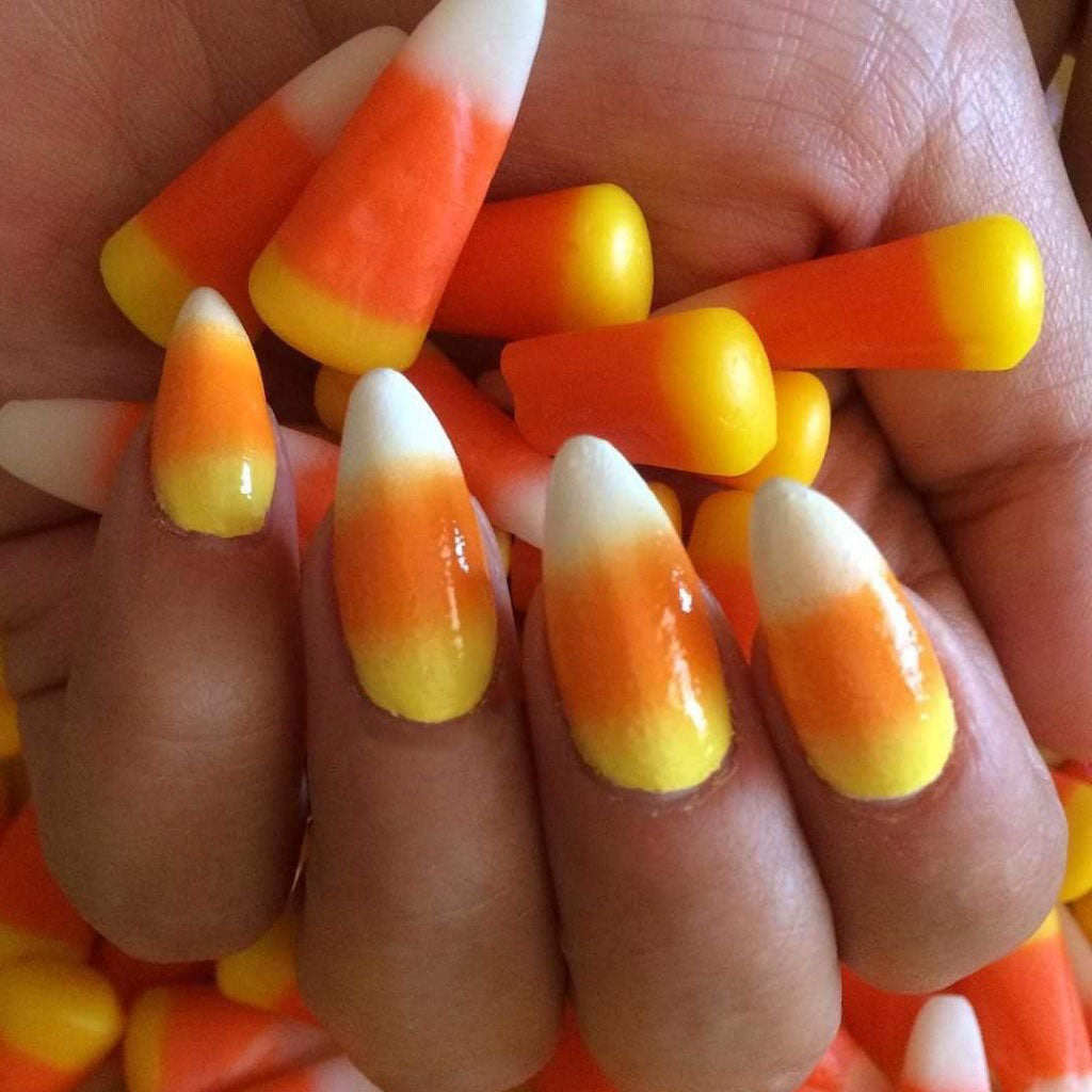 Candy Corn Nails