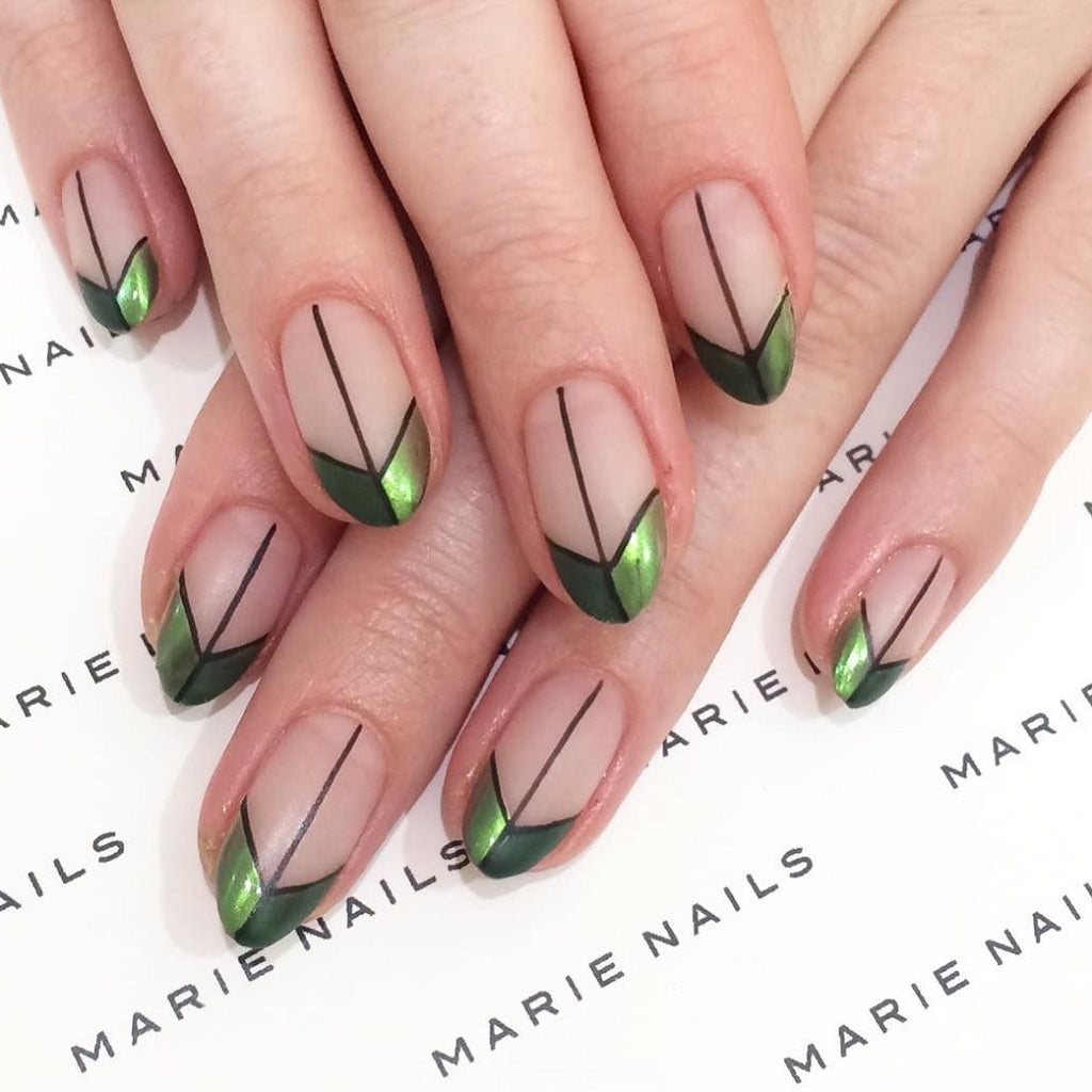 Geometric Chrome Tips