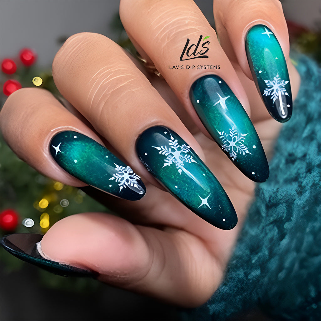 Holiday Aura Nails