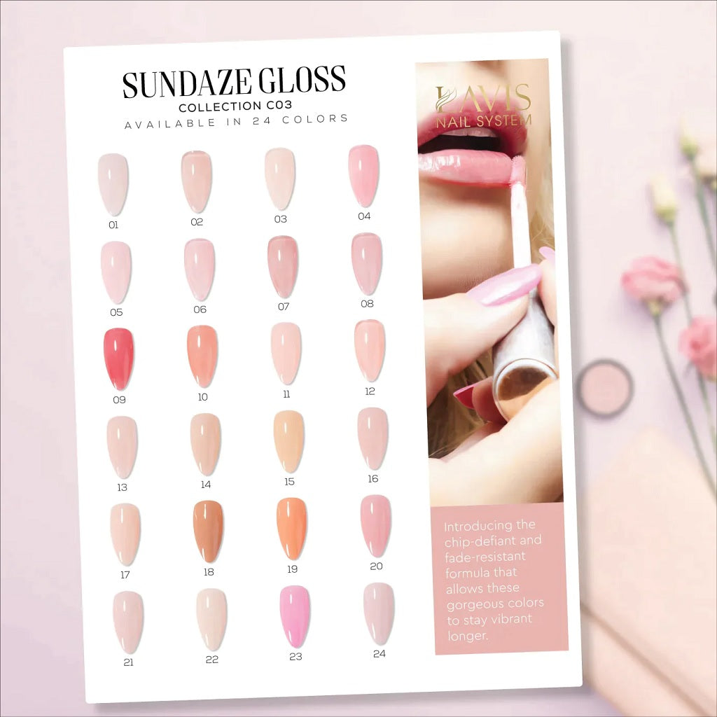 LAVIS C03 - Gel Polish - Sundaze Gloss Collection