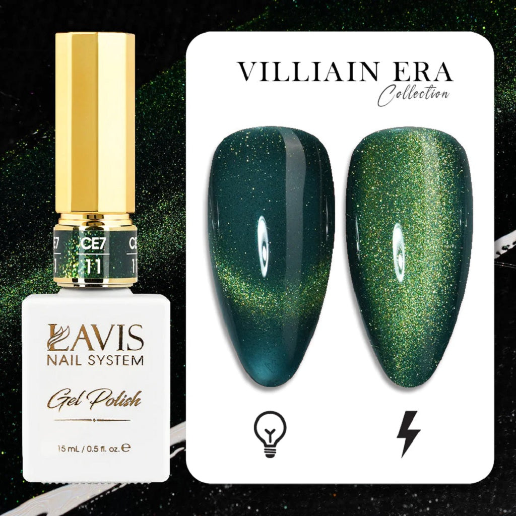 LAVIS Cat Eyes CE7 - 11 - Gel Polish - VILLIAIN ERA Collection