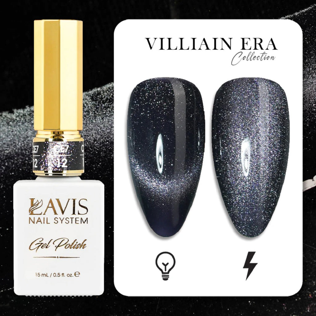 LAVIS Cat Eyes CE7 - 12 - Gel Polish - VILLIAIN ERA Collection