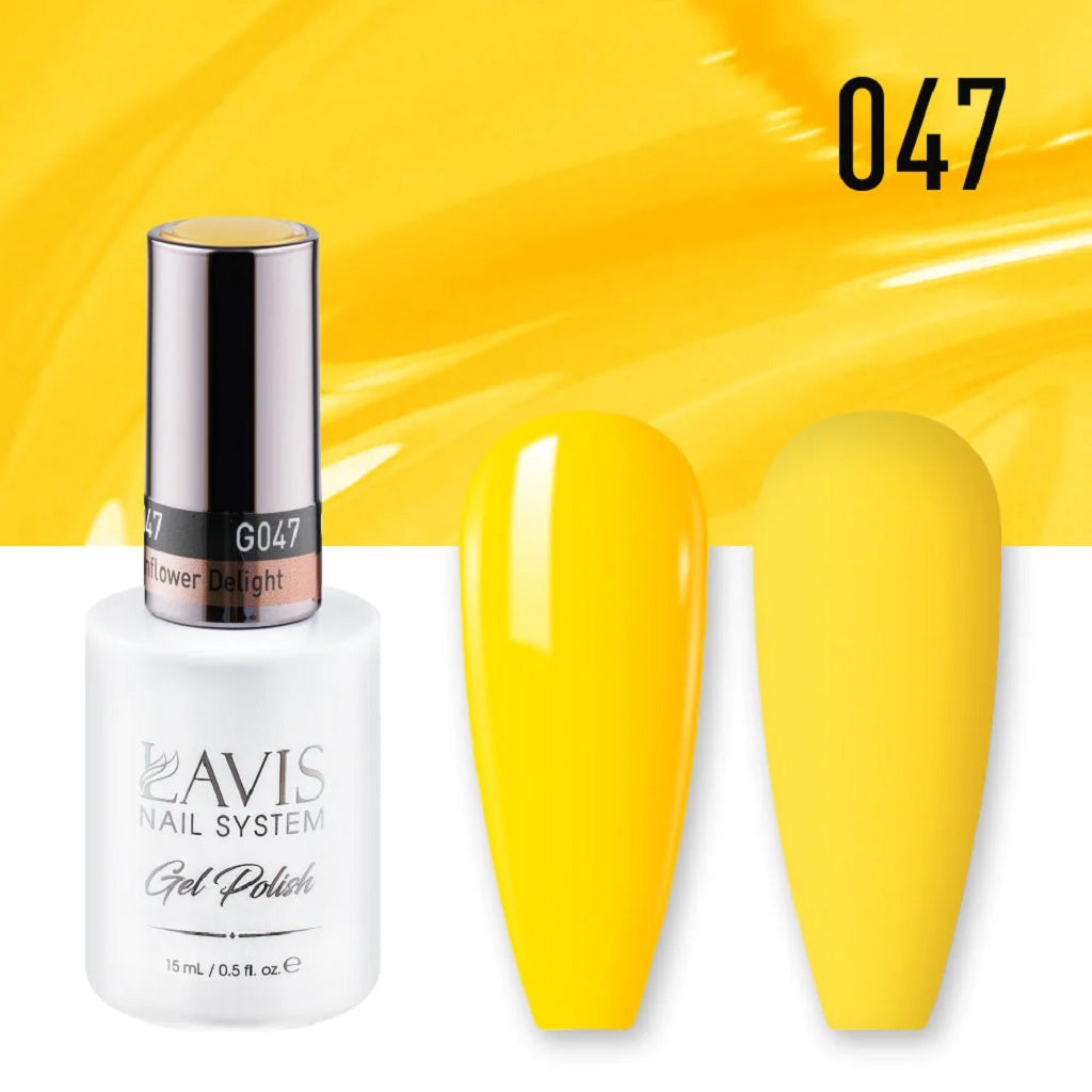 Lavis Gel Polish - 047 Sunflower Delight - Yellow Colors