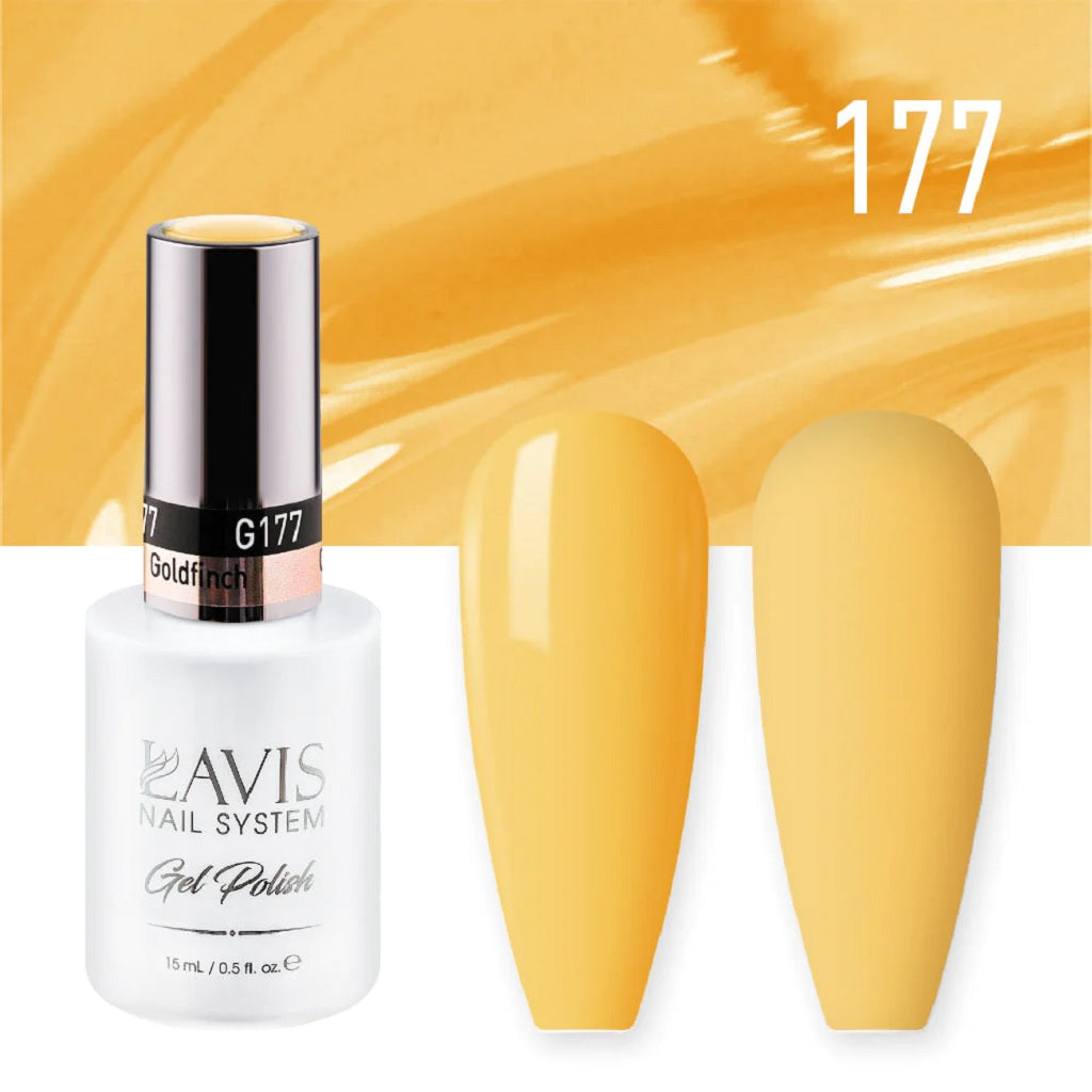 Lavis Gel Polish - 177 Goldfinch - Yellow Colors