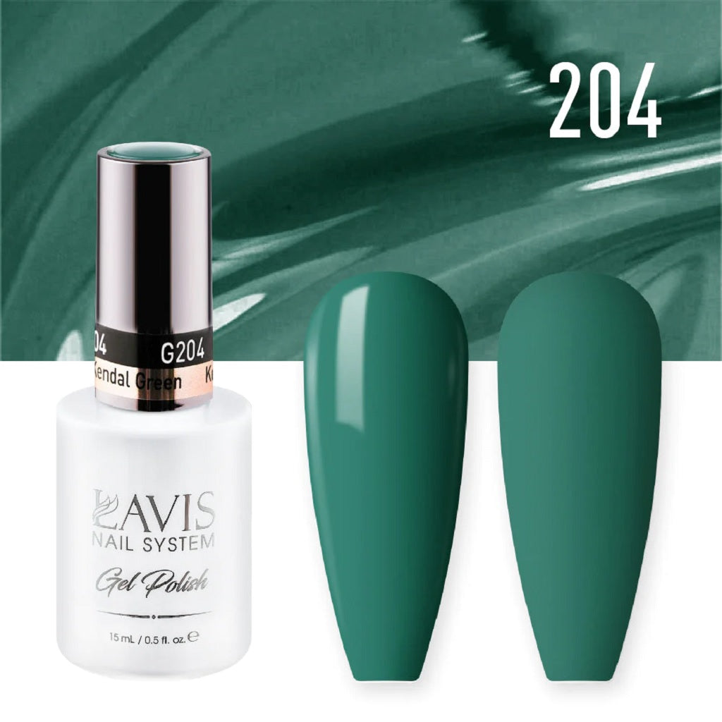 Lavis Gel Polish - 204 Kendal Green - Green Colors