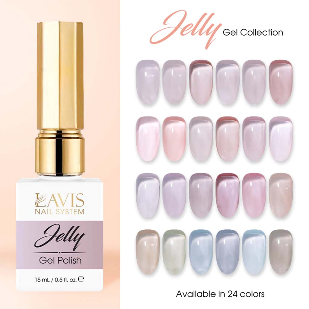Lavis Jelly Nude Gel Nails Review 2023