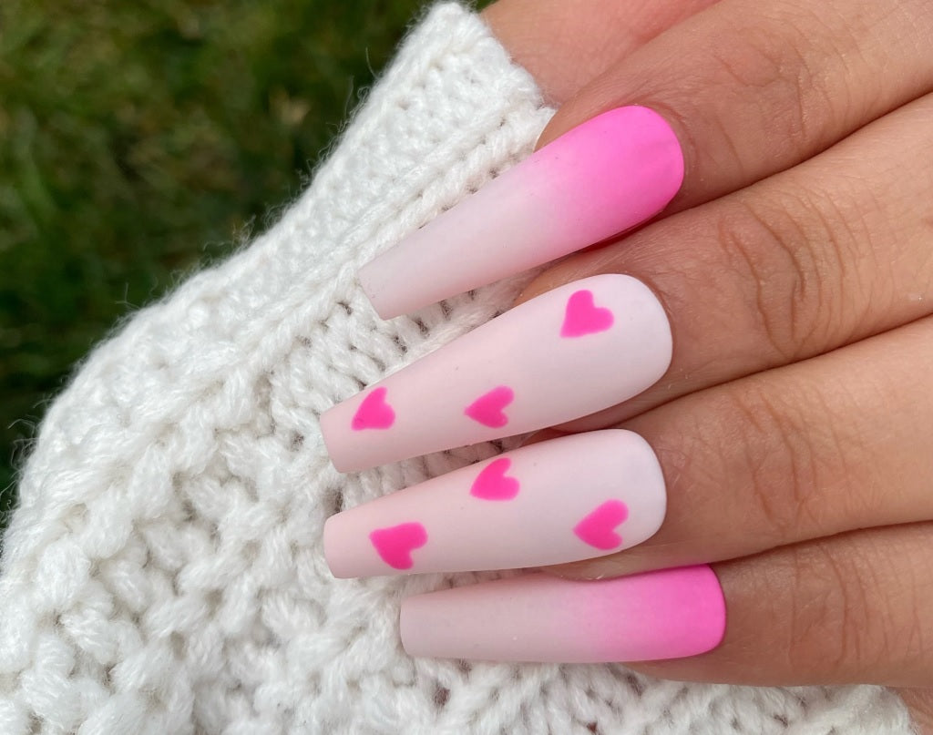 Love and Ombré Nails