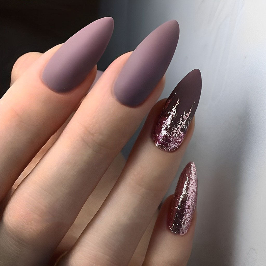 Mauve and Rose Gold