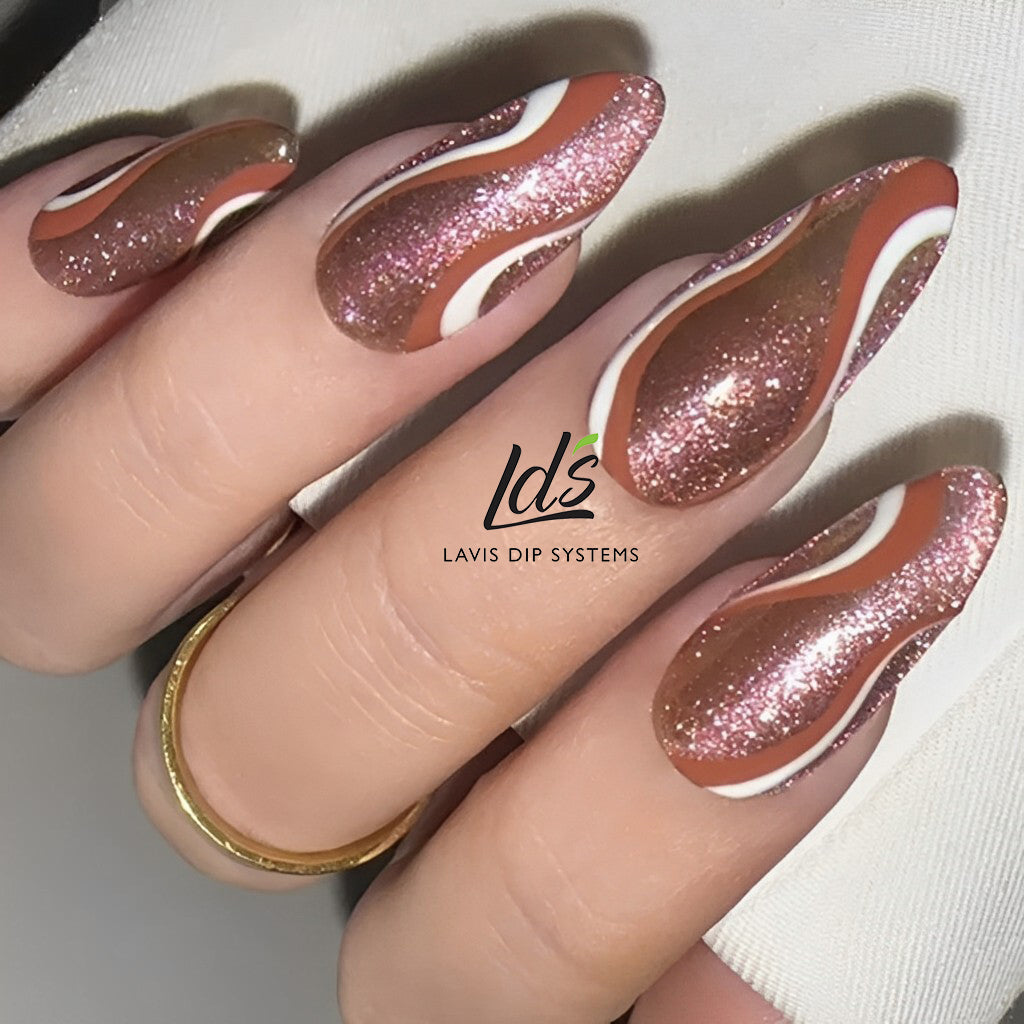 Shimmery Cashmere Nails