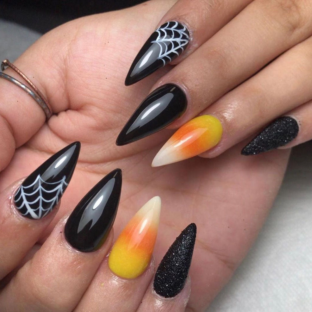 Spooky Nails with a Sweet Touch