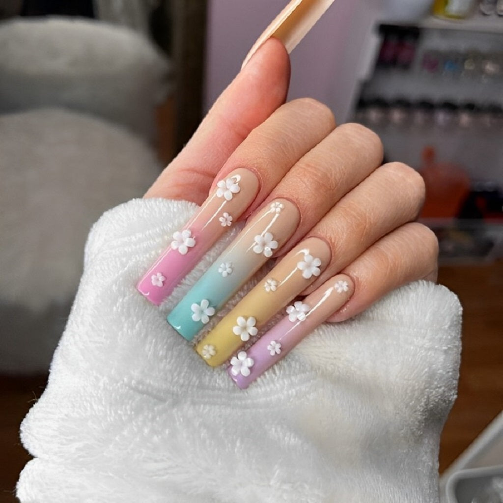 Spring Ombre Nail Designs