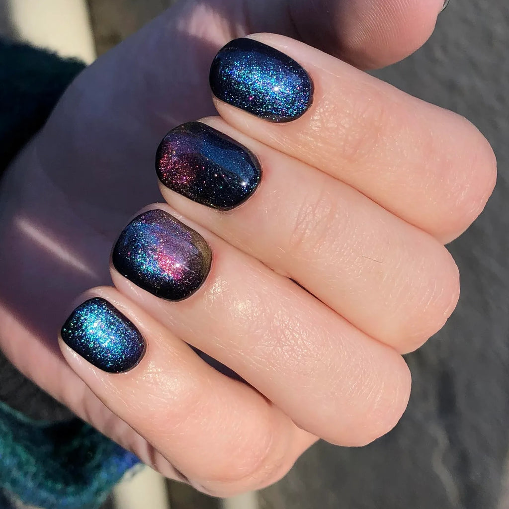 Velvet Galaxy Nails