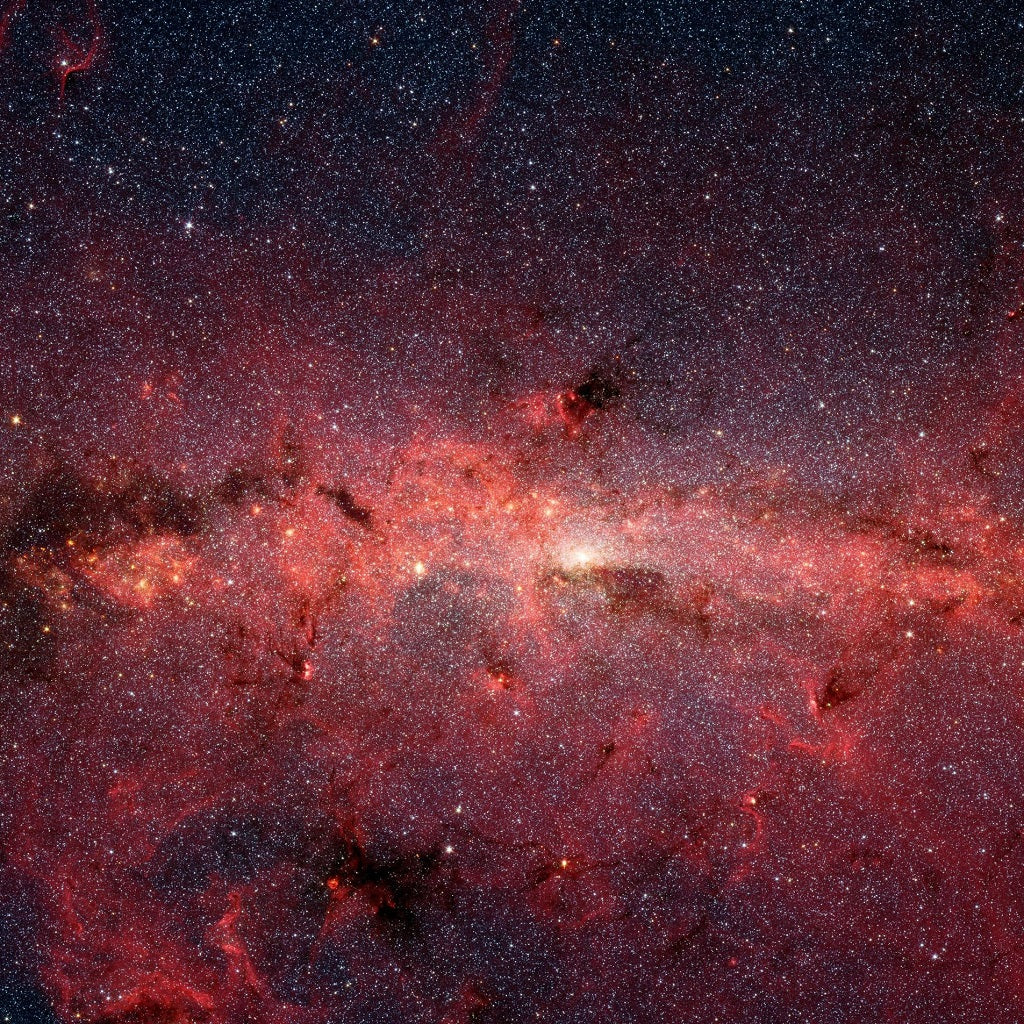 infrared image of the center of our galaxy