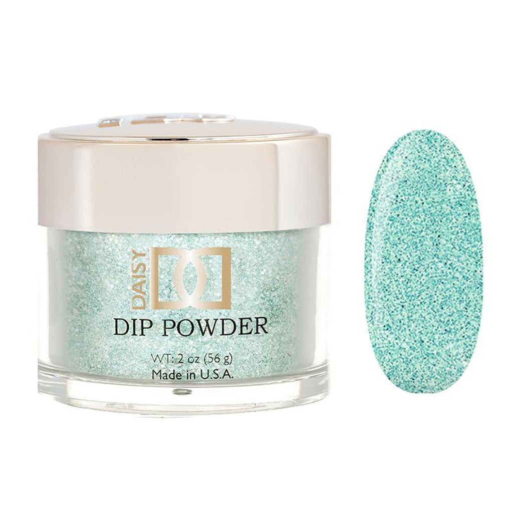 Light Glitter Green Dip Powder