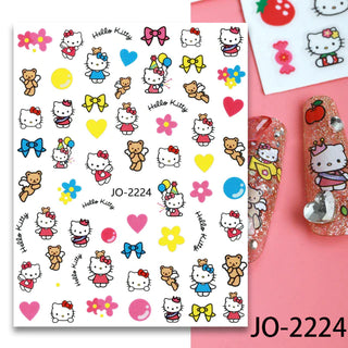 Ultra Thin Joyful Waterproof Sanrio Nail Sticker - JO-2221