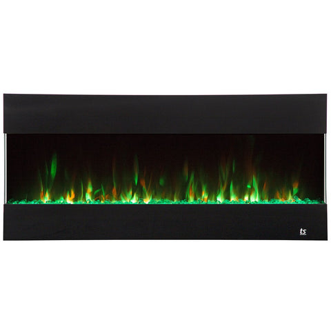 Image of Touchstone Fury Recessed Electric Fireplace 50" With Mantel 80040 freeshipping - Luxury Tech Inc.