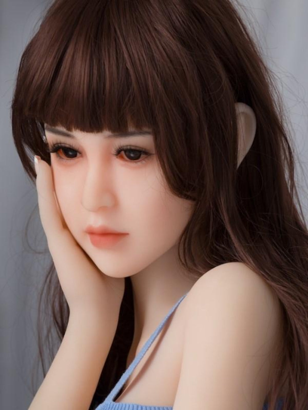 Sanhui Tpe 156cm Small Breasts Asian Face Slim Sex Doll Beizi