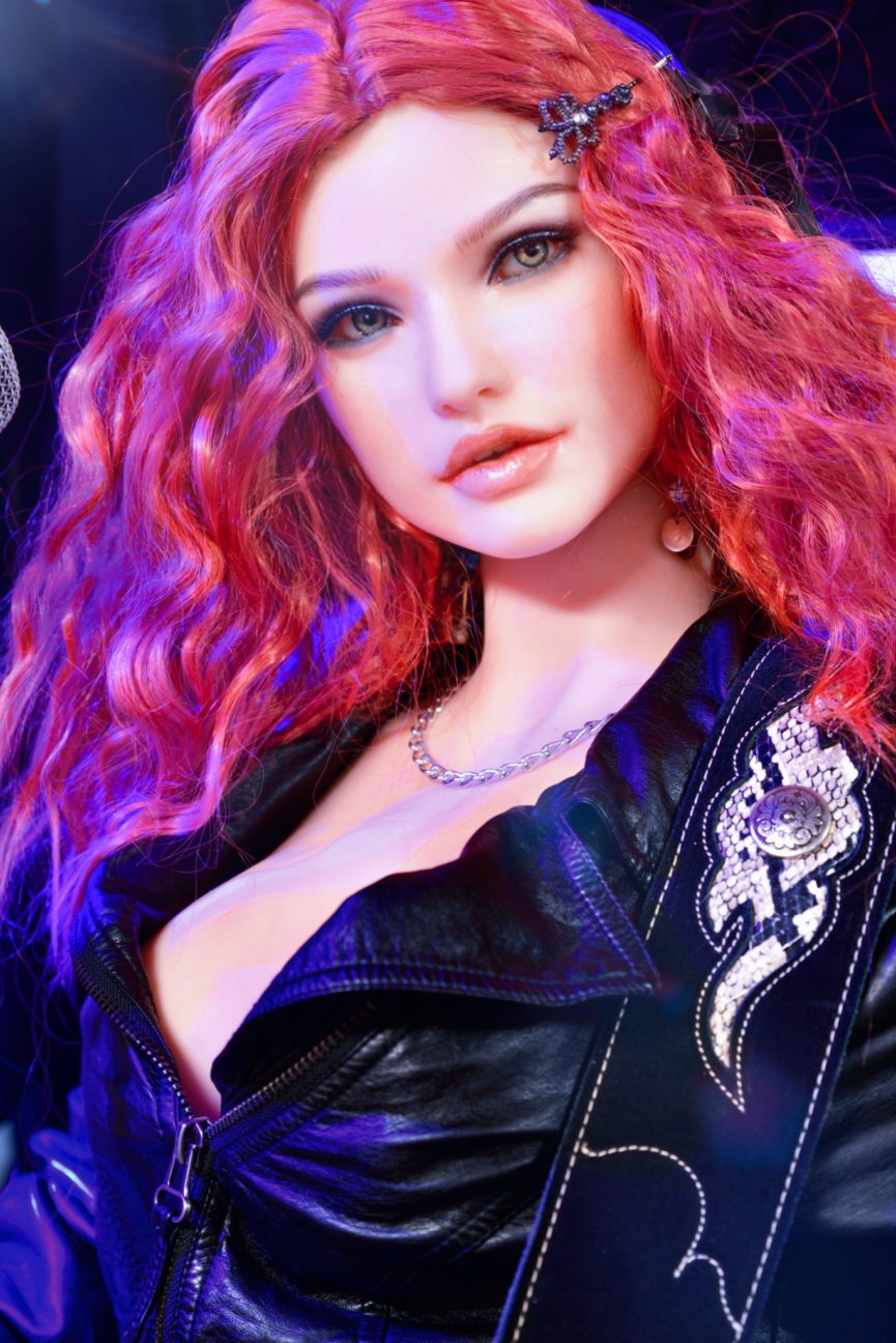 Sino 162cm Red Hair Premium Sex Doll Ema 