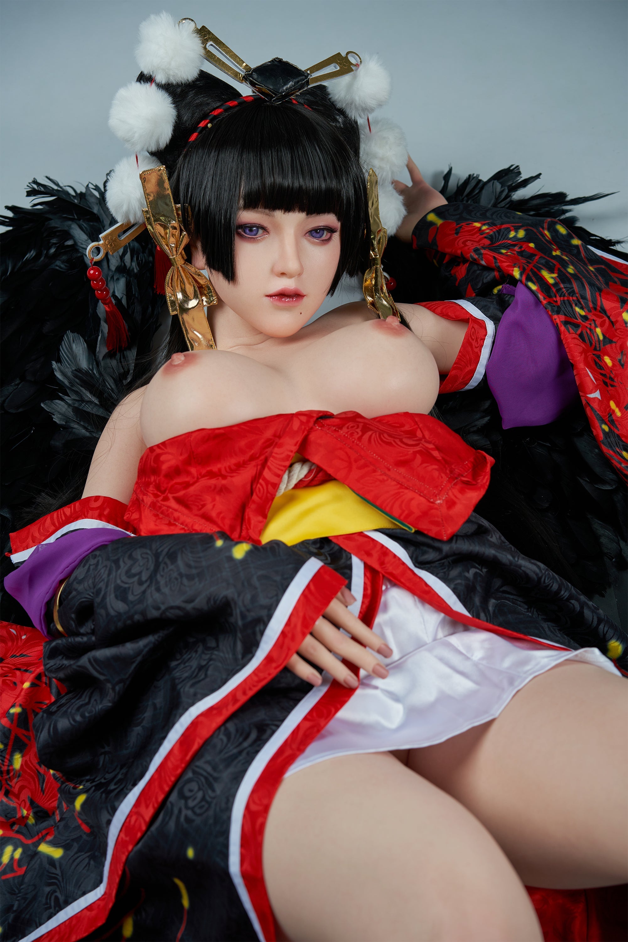 2001px x 3000px - Zelex 165cm F Cup Asian Maid Costume Nyotengu Anime Silicone Sex Doll -  lovedollshops.com