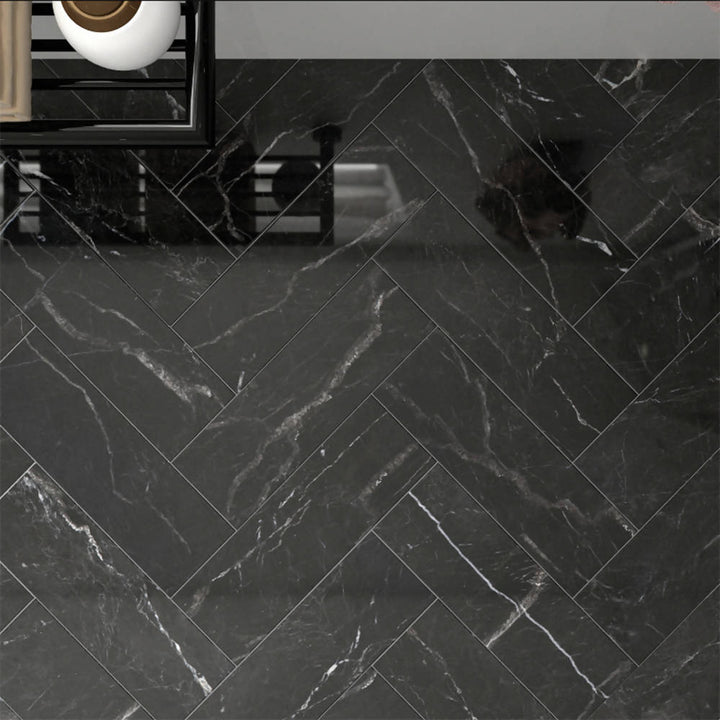 ST LAURENT MARBLE TILES HERRINGBONE