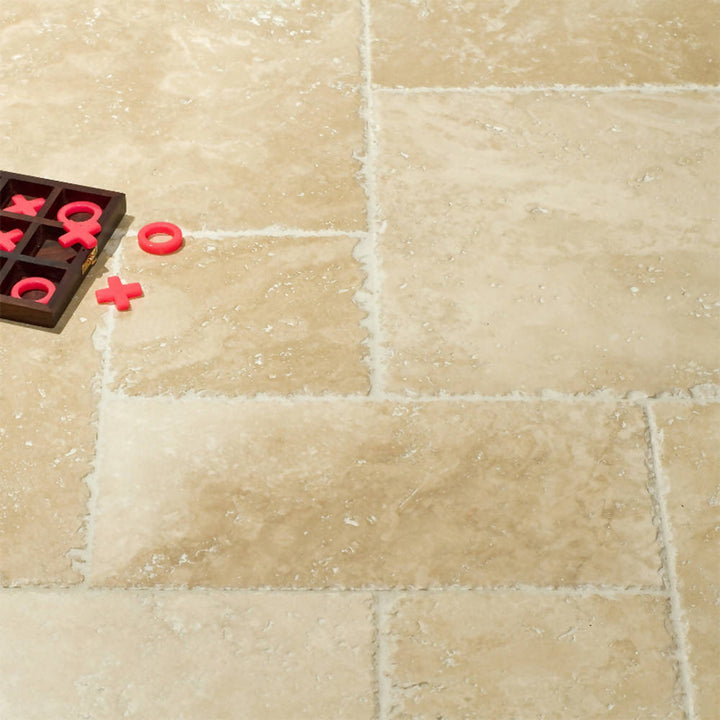 LYDIA CLASSICO CHISELLED EDGE TRAVERTINE TILES