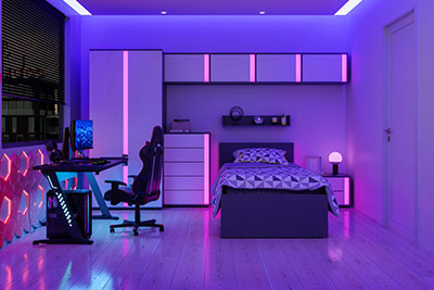Iluminación de dormitorio - Automatizate