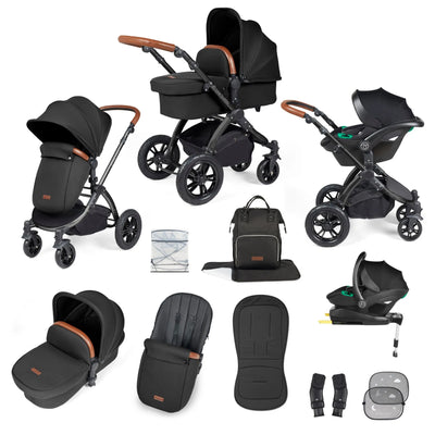 Ickle Bubba Comet 3-In-1 Travel System With Astral Car Seat Dusky