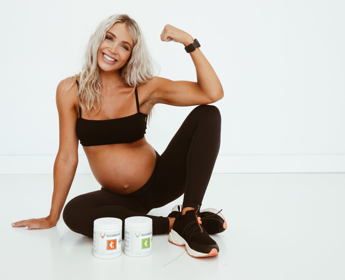 5 Day Cara loren prenatal pre workout supplement with Comfort Workout Clothes