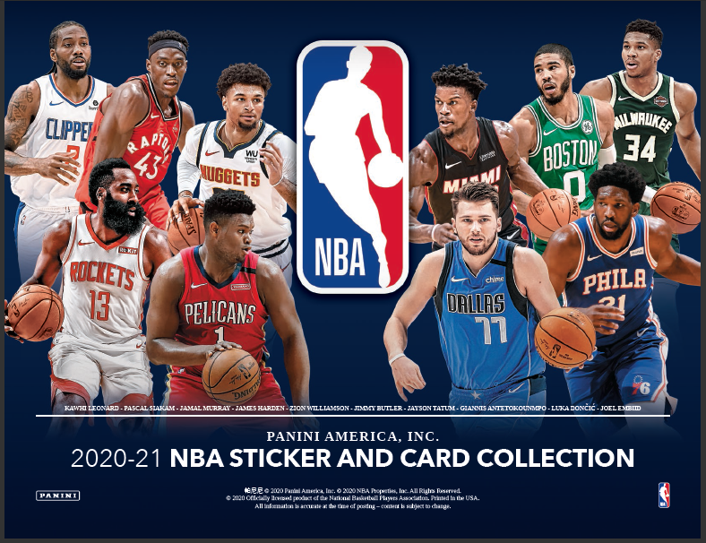 2020-21 Panini Sticker and Card Collection NBA Basketball - Retail Pac ...