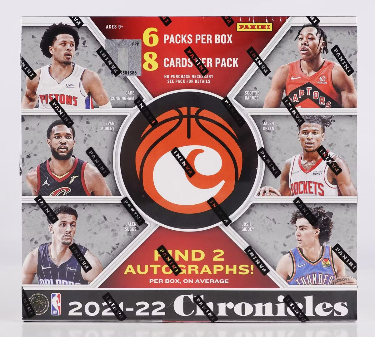 202122 Panini Chronicles NBA Basketball cards Hobby Box The