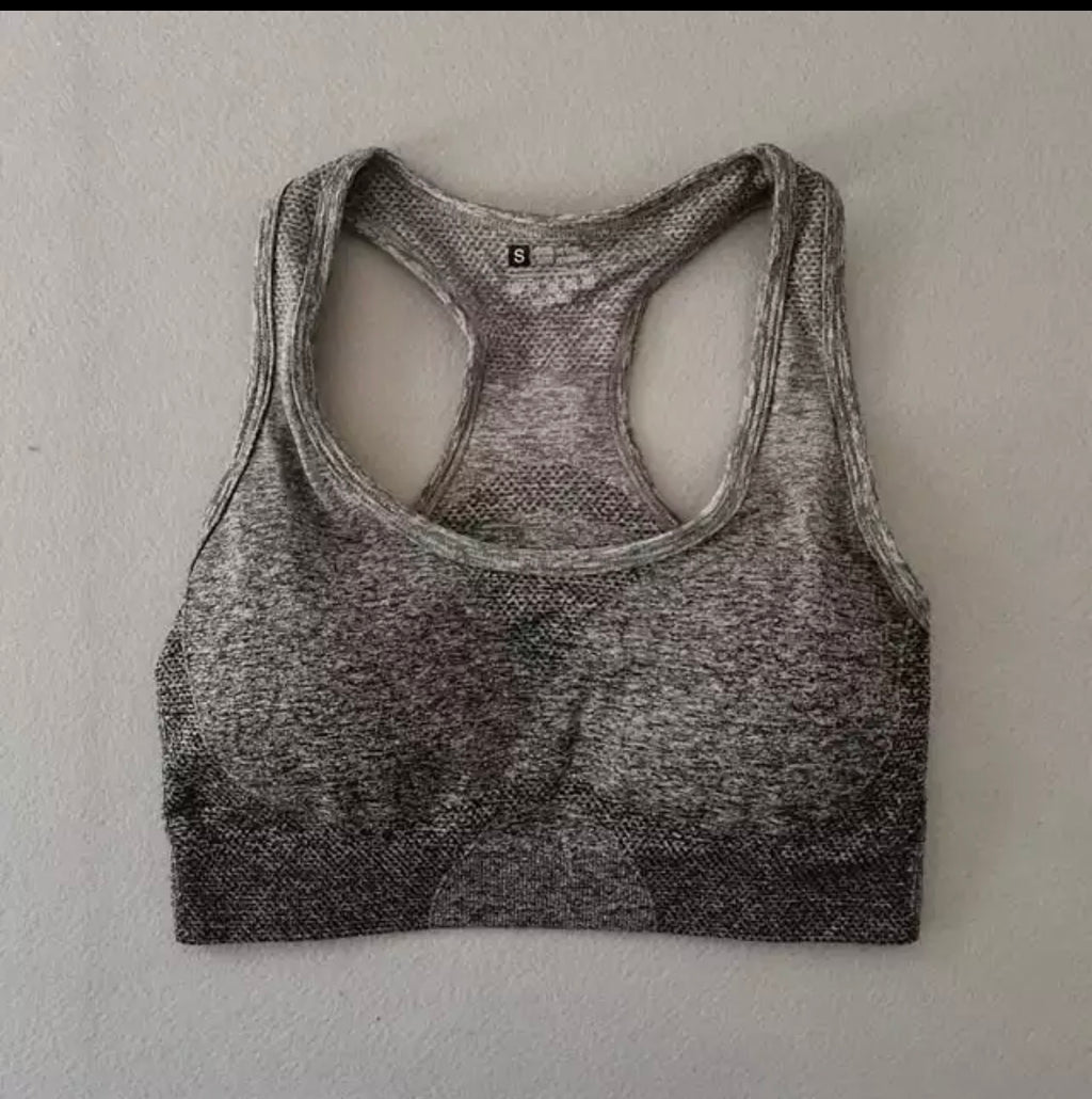 Rosa Sports Bra V2 - Grey Ombre