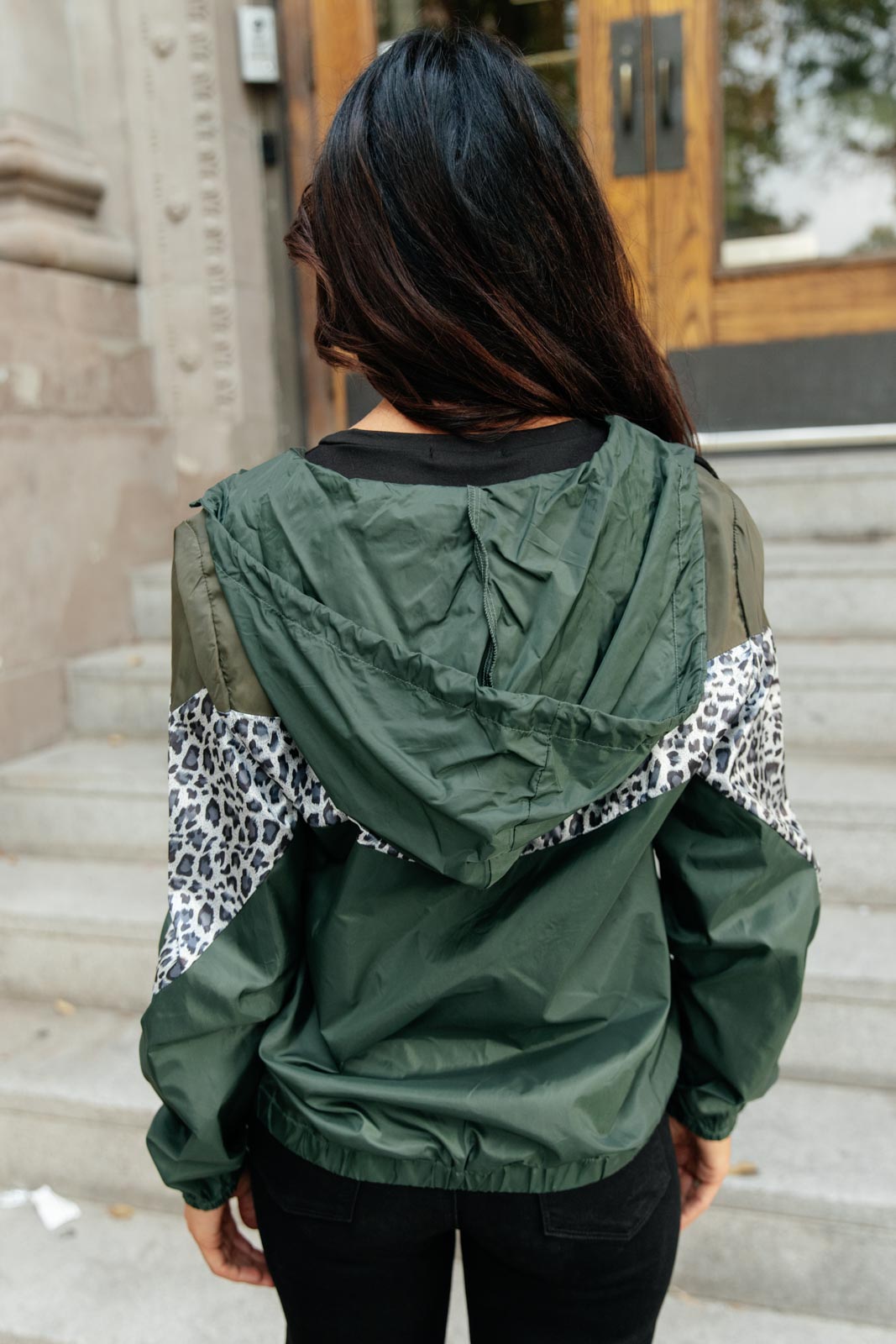 Make Your Move Windbreaker in Olive - Reflection Boutique