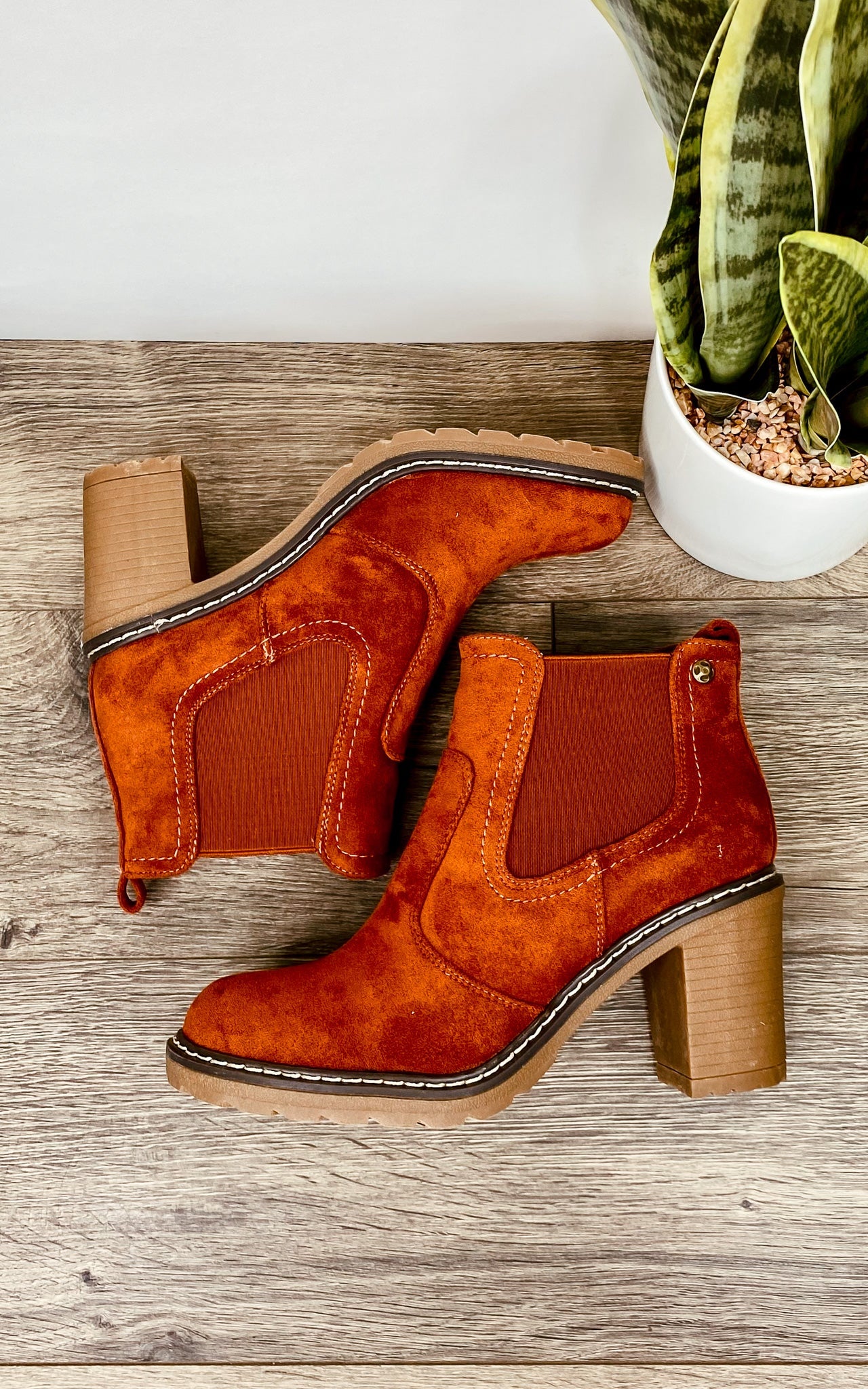 Corky's Rocky Booties in Rust - Reflection Boutique