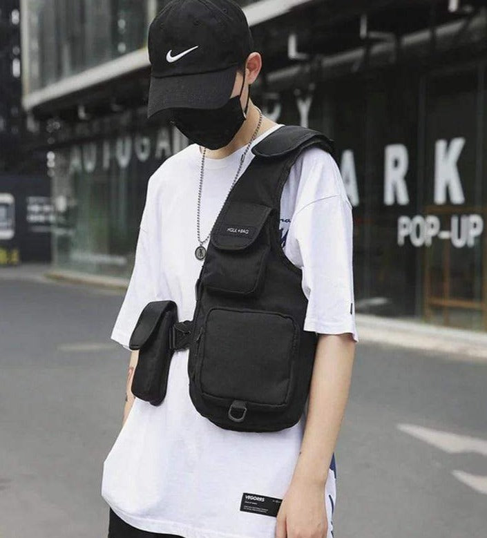 Generic Chest Bags For Men Nylon Waist Bags Street Hip_hop Tactical Chest  Rig Bag Male Vest Packs Fashion T | Jumia Nigeria