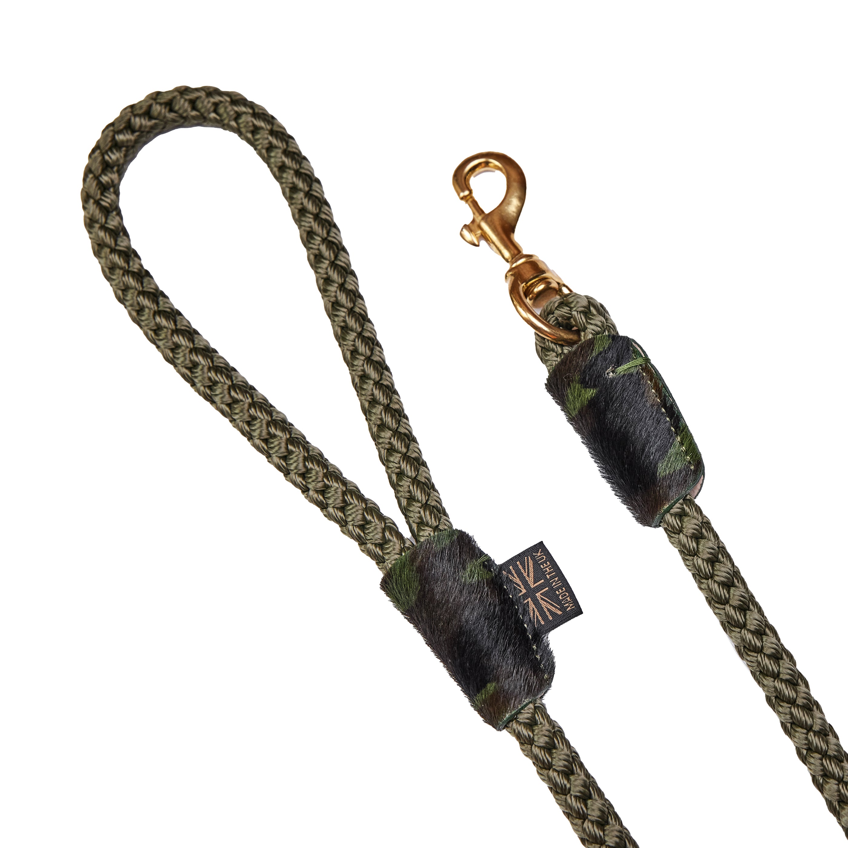 Luxury Rope And Leather Camo Clip Lead – SNUGBUMS
