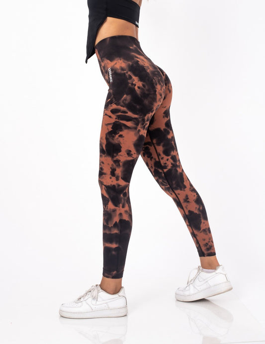 Jungle Coffee-Brown Seamless Leggings