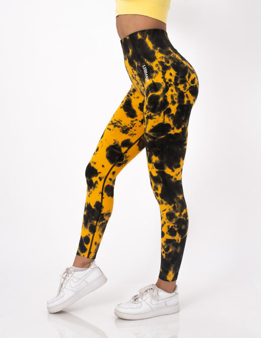 Jungle Yellow Seamless Leggings