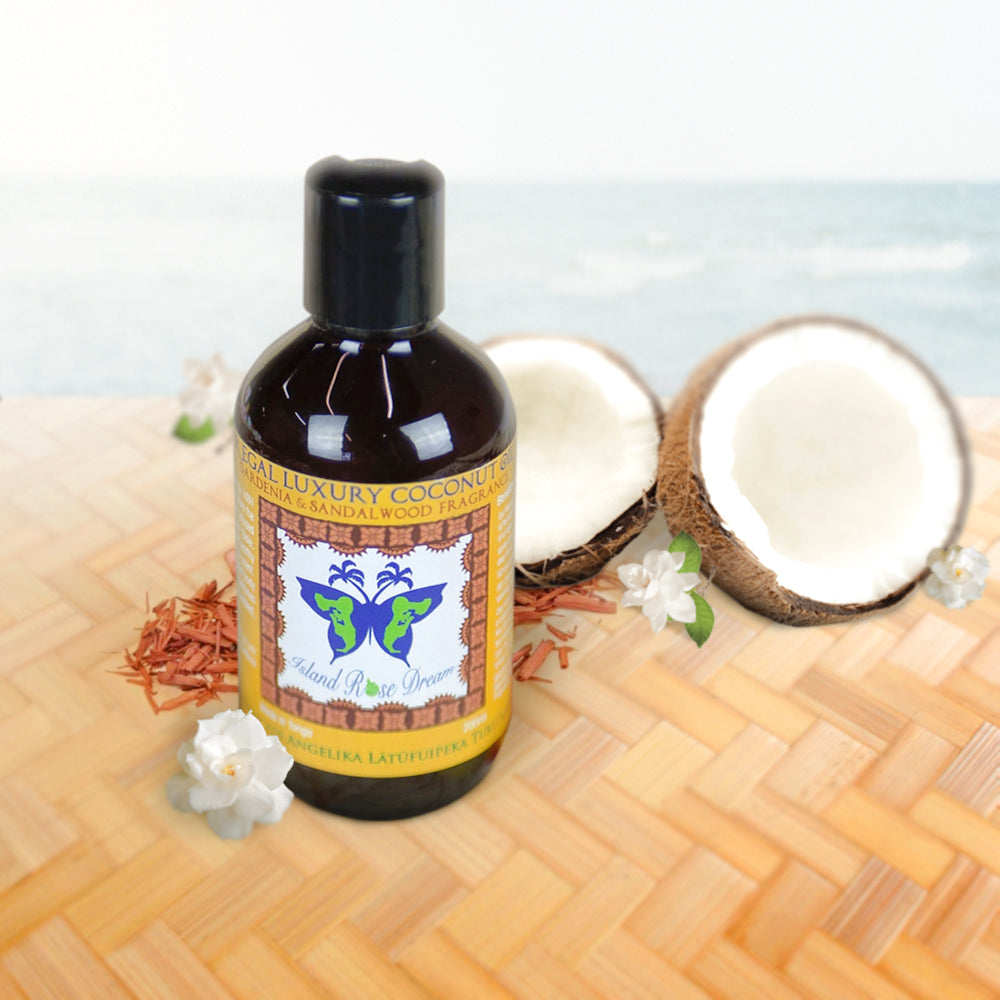 coconut oil and sandalwood