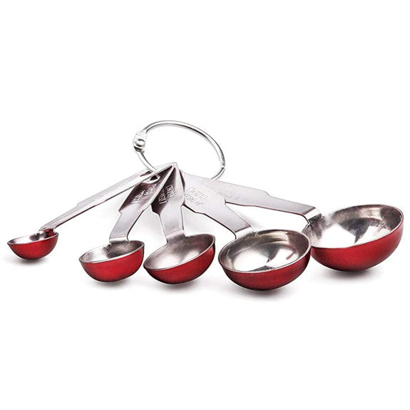 Stainless Steel Magnetic & Red Measuring Cups