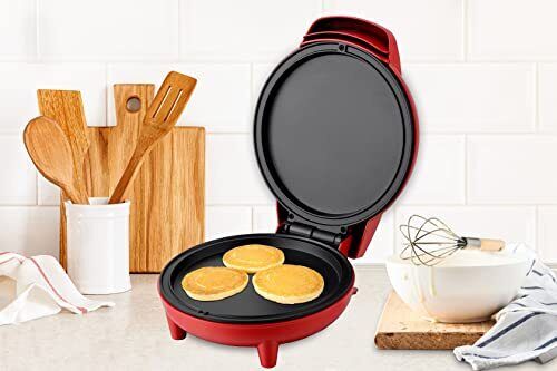 Commercial Chef 12 Pizza Maker/quesadilla Maker Red