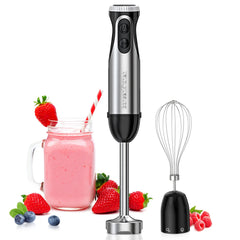 standing hand blender with smoothie