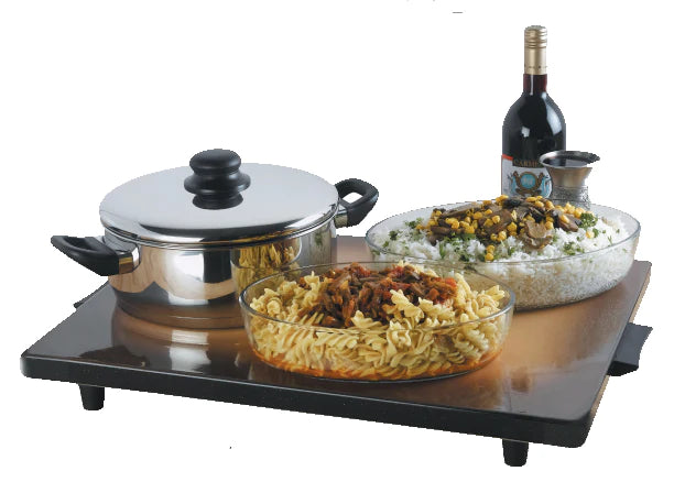 MAGIC MILL DELUXE S/S FRAME ENAMEL TOP HOT PLATE WITH ADJUSTABLE