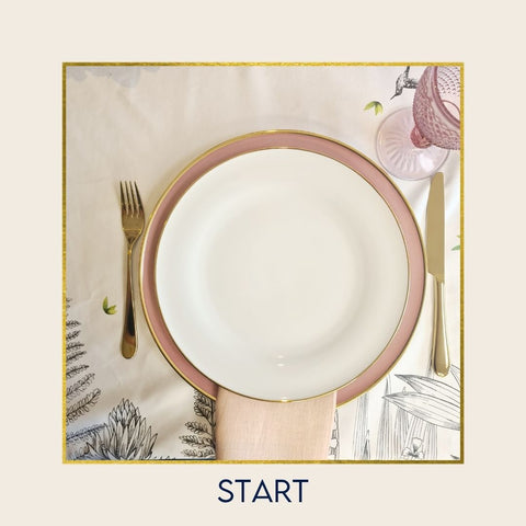 Hostaro Tableware table setting start
