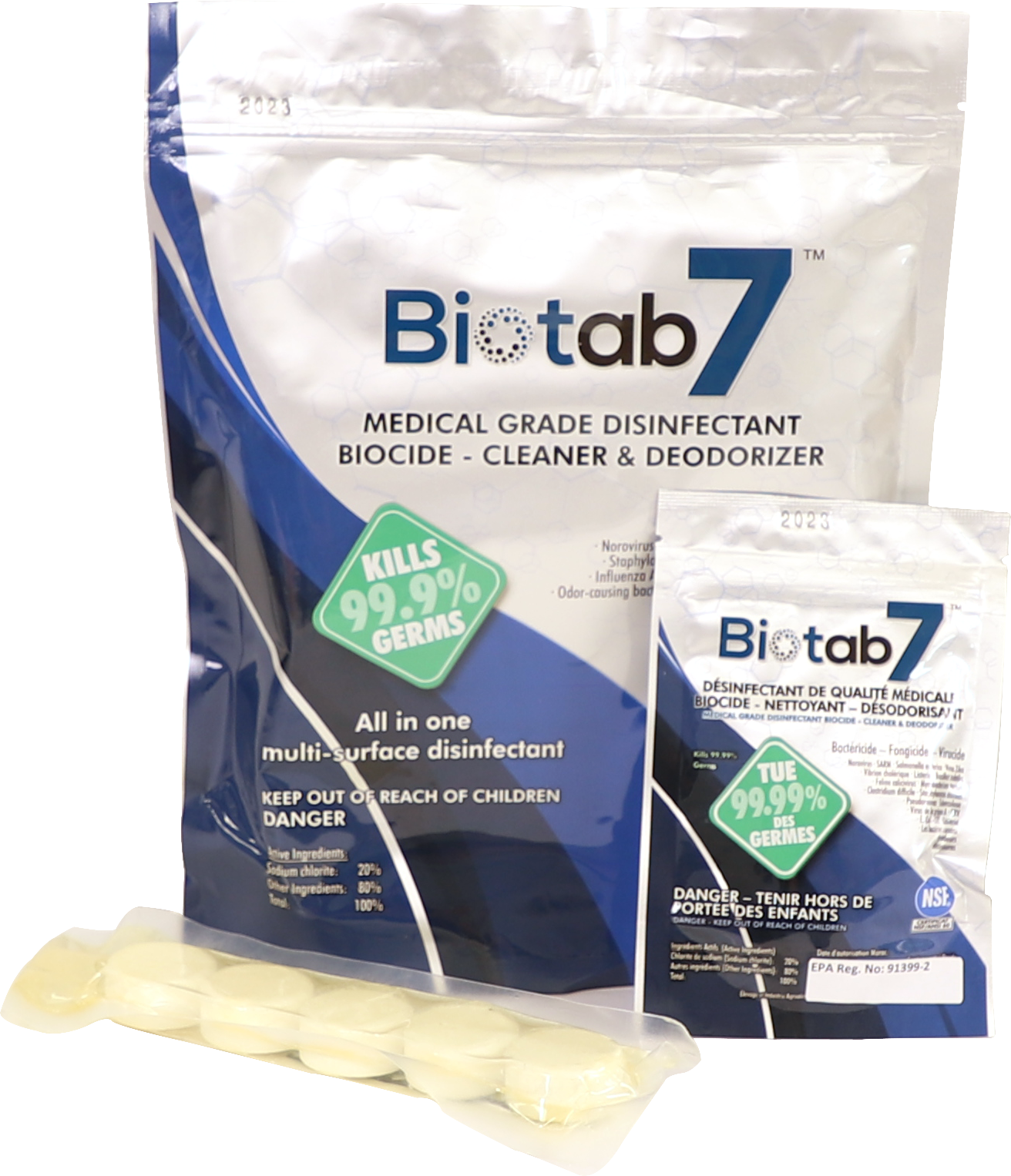 BIOTAB7 - N-listed + EPA-registered Disinfectant - Kills COVID in 60 S ...