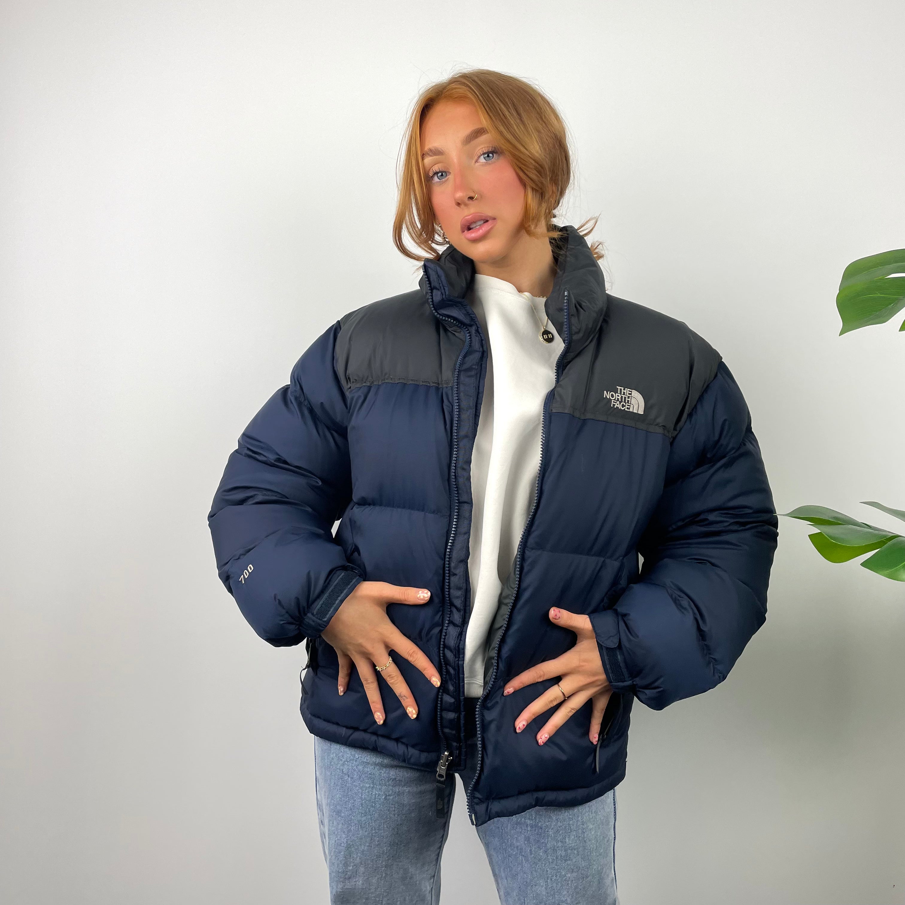 The North Face RARE Navy Nuptse 700 Puffer Jacket (S/M) – Jamie Online ...