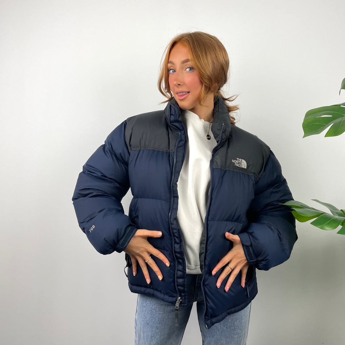The North Face RARE Navy Nuptse 700 Puffer Jacket (S/M) – Jamie Online ...